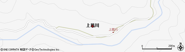 奈良県十津川村（吉野郡）上葛川周辺の地図