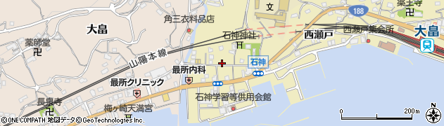 山口県柳井市神代中石神4407周辺の地図