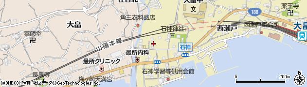 山口県柳井市神代中石神4397周辺の地図