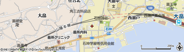 山口県柳井市神代中石神4403周辺の地図