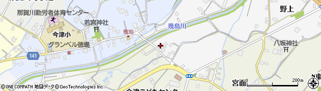 徳島県阿南市那賀川町色ケ島向原88周辺の地図