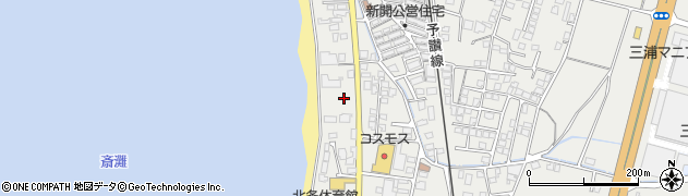 愛媛県松山市北条辻1192周辺の地図