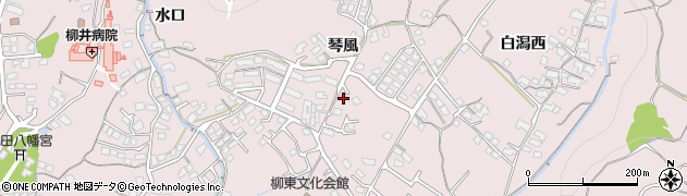 山口県柳井市柳井琴風周辺の地図