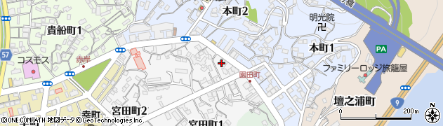 浮城興産株式会社　下関支店周辺の地図
