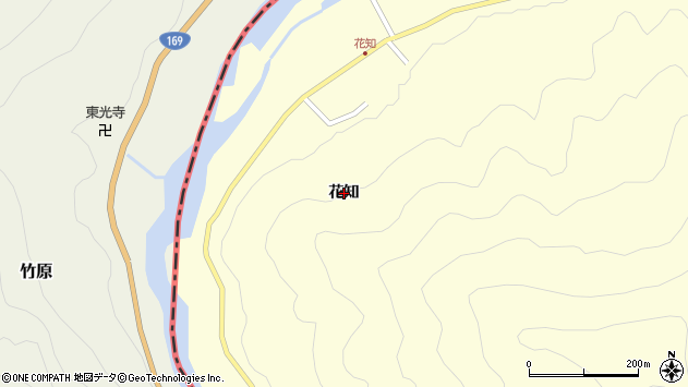 〒519-4441 三重県熊野市神川町花知の地図