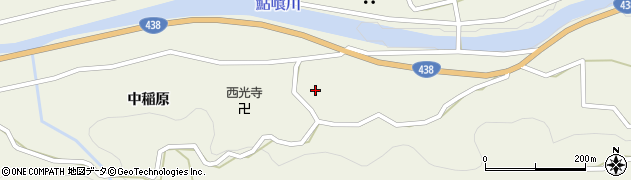 徳島県神山町（名西郡）下分（東稲原）周辺の地図