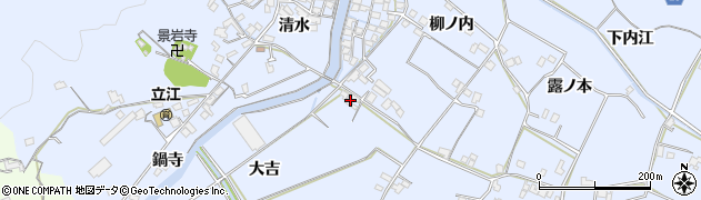 徳島県小松島市立江町（大吉）周辺の地図