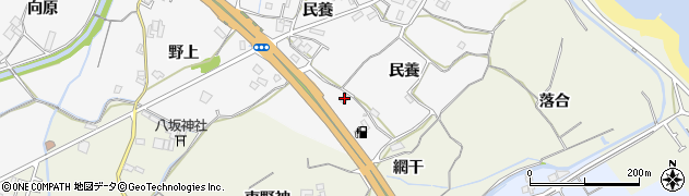 徳島県阿南市那賀川町色ケ島（民養）周辺の地図