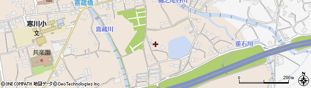 愛媛県四国中央市寒川町1628周辺の地図