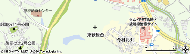山口県宇部市西岐波東萩原台周辺の地図