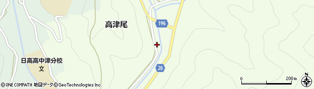 和歌山県日高郡日高川町高津尾284周辺の地図