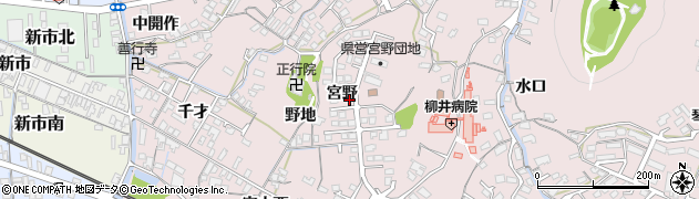 山口県柳井市柳井（宮野）周辺の地図
