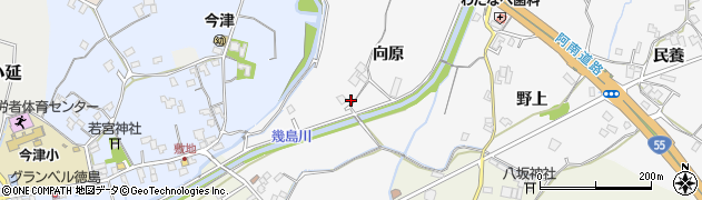 徳島県阿南市那賀川町色ケ島向原14周辺の地図