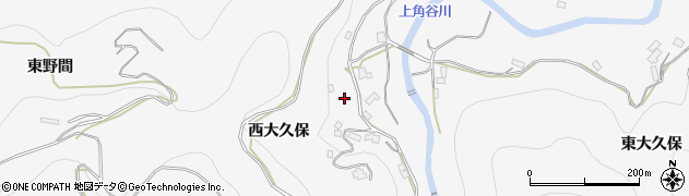 徳島県神山町（名西郡）神領（西大久保）周辺の地図