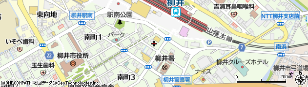 メガネ２１柳井店周辺の地図