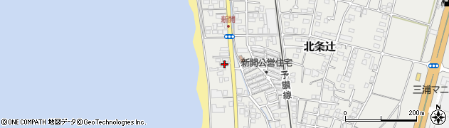 愛媛県松山市北条辻1231周辺の地図