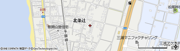 愛媛県松山市北条辻840周辺の地図