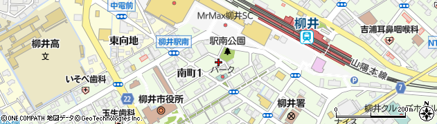 柳井ステーションホテル周辺の地図