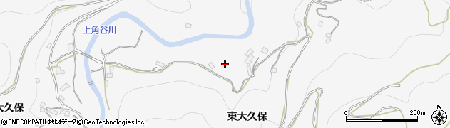 徳島県名西郡神山町神領東大久保周辺の地図