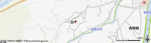 徳島県神山町（名西郡）神領（谷）周辺の地図