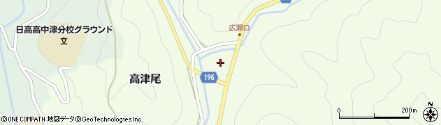 和歌山県日高郡日高川町高津尾599周辺の地図