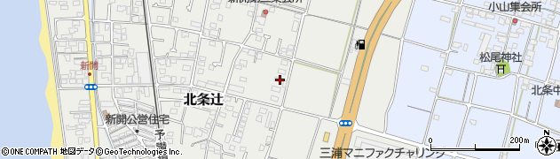 愛媛県松山市北条辻833周辺の地図
