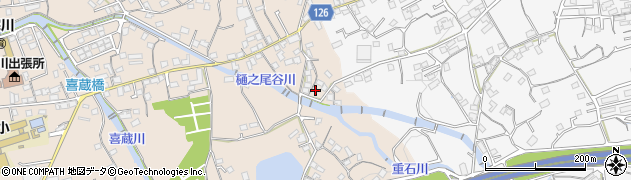 愛媛県四国中央市寒川町1485周辺の地図