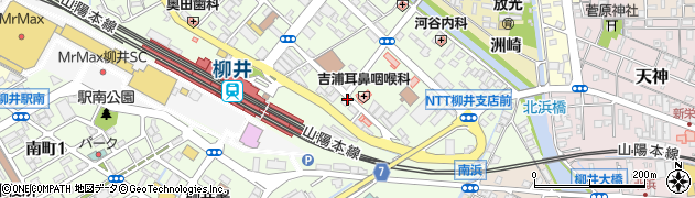 エスマイル薬局　柳町店周辺の地図