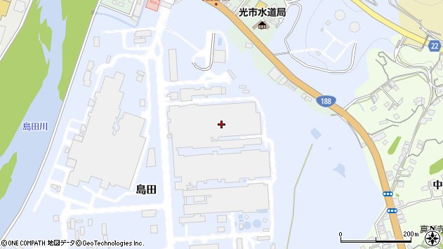 〒743-0063 山口県光市島田の地図