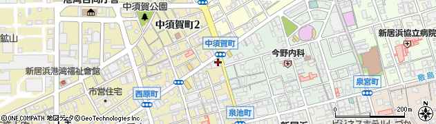 三井住友銀行新居浜支店周辺の地図