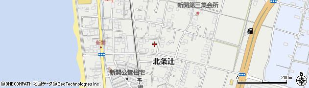 愛媛県松山市北条辻817周辺の地図