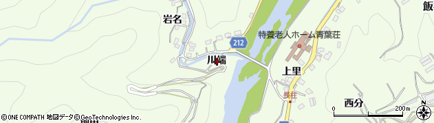 徳島県徳島市飯谷町川端周辺の地図