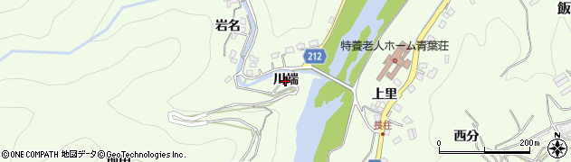 徳島県徳島市飯谷町（川端）周辺の地図