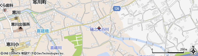 愛媛県四国中央市寒川町1680周辺の地図