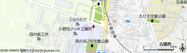 カースタレンタカー小野田西の浜店周辺の地図