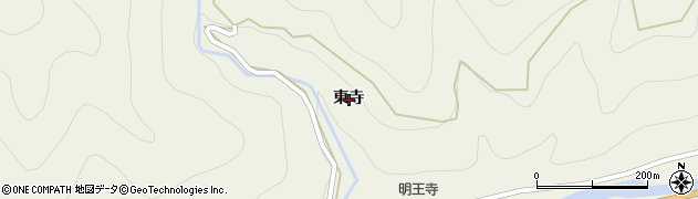 徳島県名西郡神山町下分東寺周辺の地図