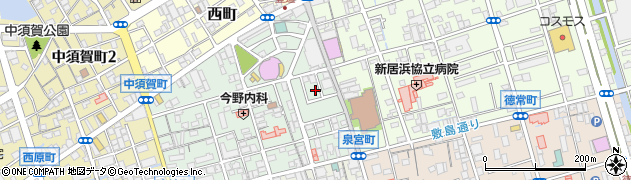 伊予トータルサービス株式会社新居浜支店周辺の地図