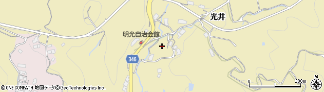 山口県光市光井周辺の地図