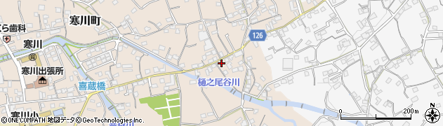 愛媛県四国中央市寒川町1439周辺の地図