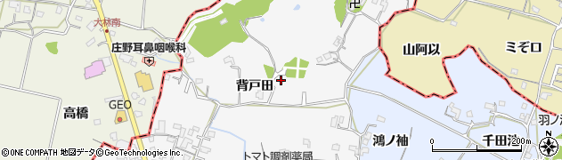 徳島県阿南市羽ノ浦町宮倉背戸田周辺の地図