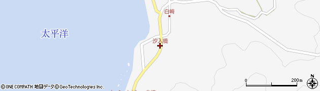 汐入橋周辺の地図