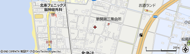 愛媛県松山市北条辻777周辺の地図