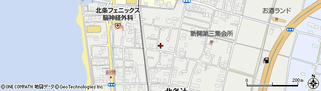 愛媛県松山市北条辻781周辺の地図