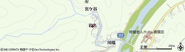 徳島県徳島市飯谷町（岩名）周辺の地図