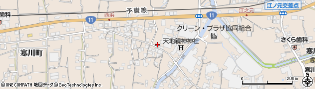 愛媛県四国中央市寒川町2662周辺の地図