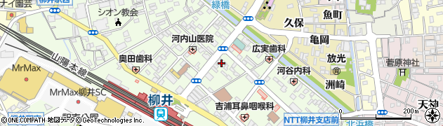 東山口信用金庫柳井南支店周辺の地図