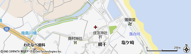 徳島県阿南市那賀川町色ケ島（塩ケ崎）周辺の地図