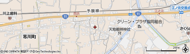 愛媛県四国中央市寒川町2677周辺の地図