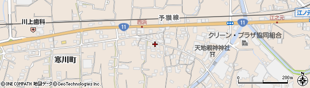 愛媛県四国中央市寒川町2784周辺の地図