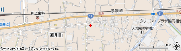 愛媛県四国中央市寒川町2915周辺の地図
